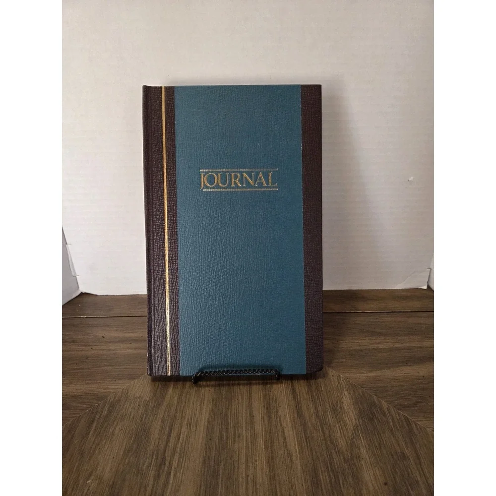 Wilson Jones S300-15J Blue Fabric Hardcover Journal Ledger vintage OOP